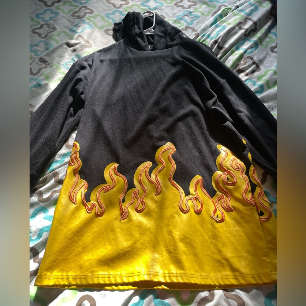 Flame Hoodie Dress